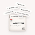 12 Week Year Planner
